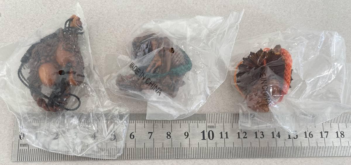 Amazon.co.jp: 妖怪 フィギュア 妖怪根付 鬼太郎百鬼抄 木彫風彩色 3種